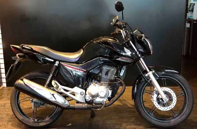 Honda CG 160 FAN PRETA 2016