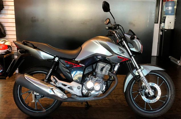 Honda CG 160 FAN PRATA 2021