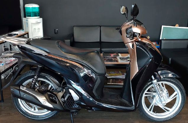 Honda SH 150I DELUXE PRETA 2018
