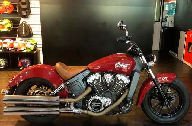 Indian SCOUT VERMELHA 2016