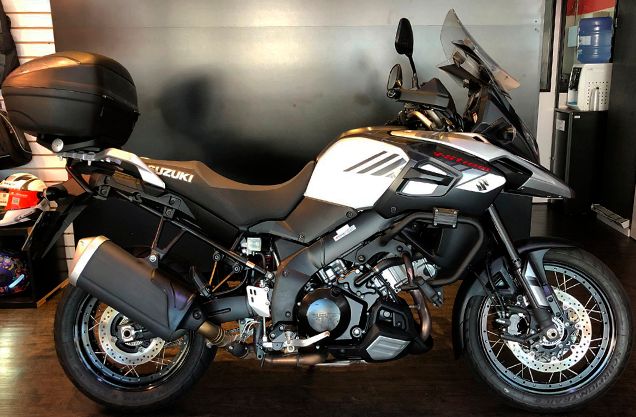 Suzuki DL 1000 XT V-STROM BRANCA 2018